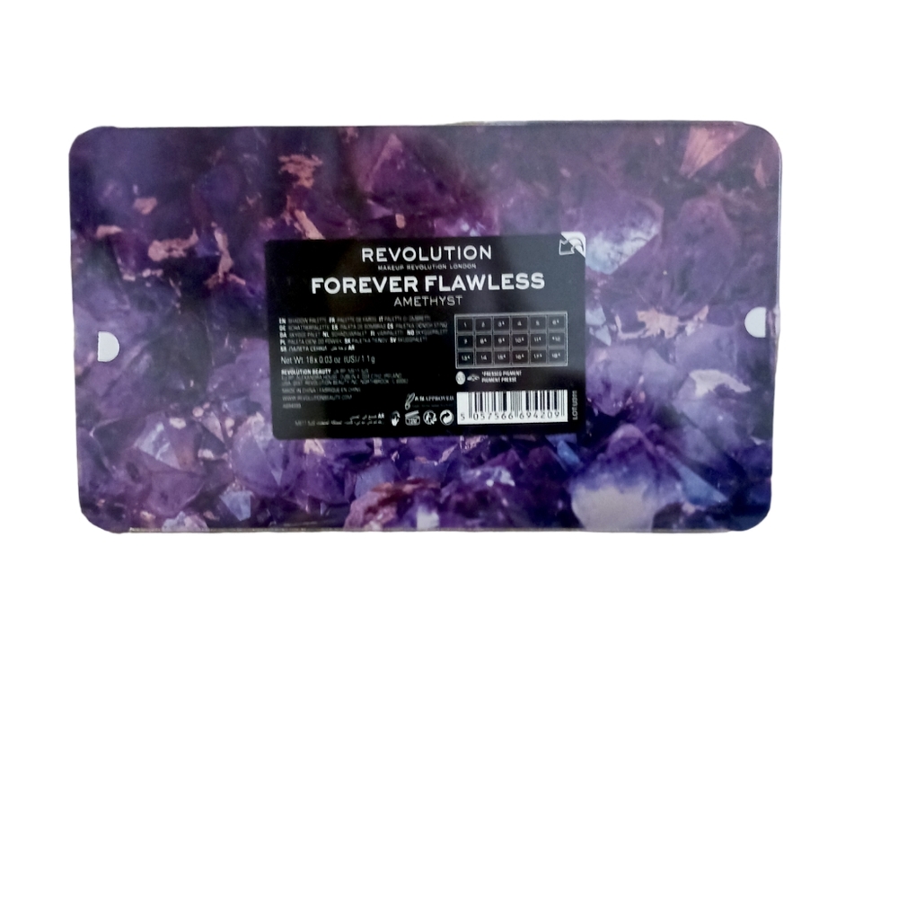Makeup Revolution Forever Flawless Eyeshadow Palette, Amethyst - Picture 4 of 4